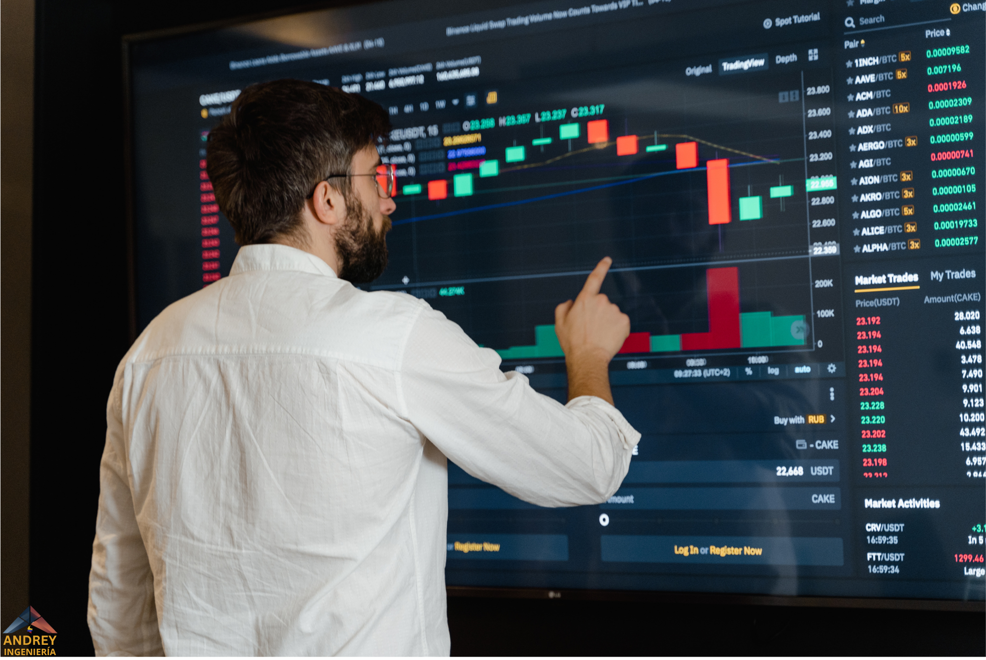 Un diagrama abstracto de nodos y flujos de datos interconectados que representan un ecosistema regulatorio inteligente.
